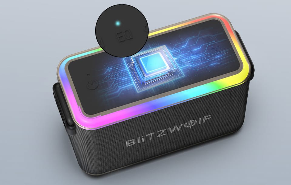 Głośnik bezprzewodowy bluetooth Blitzwolf BW-WA6 RGB 80W