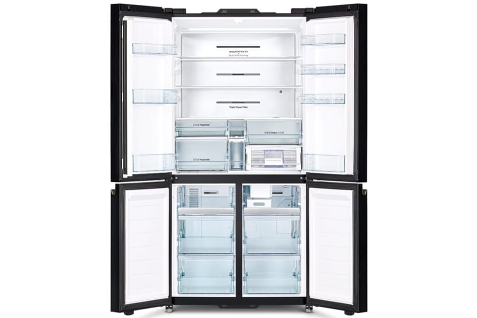 Hitachi French 4 Door refrigerator-freezer R-WB640VRU0X-1