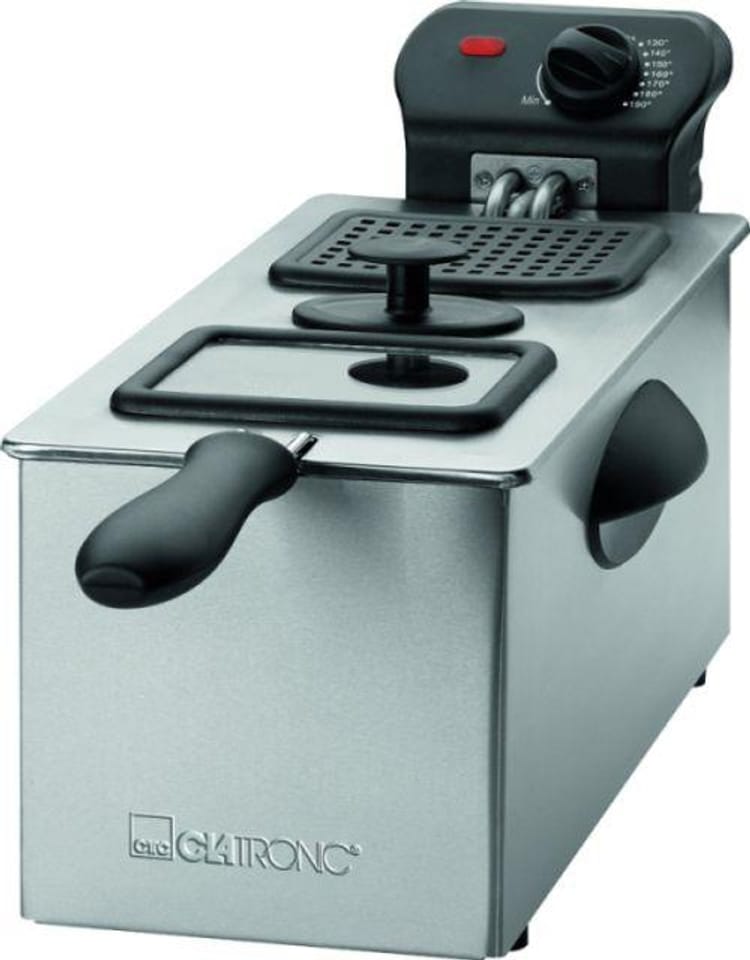 Frytownica Clatronic FR 3587 (3 l; 2000W; kolor srebrny)