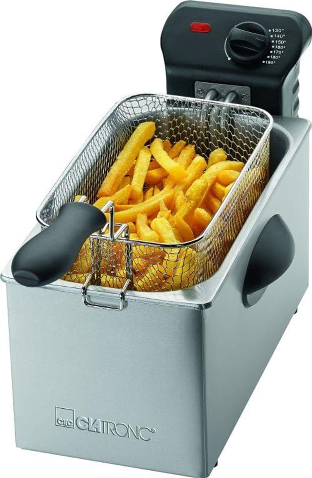 Frytownica Clatronic FR 3587 (3 l; 2000W; kolor srebrny)