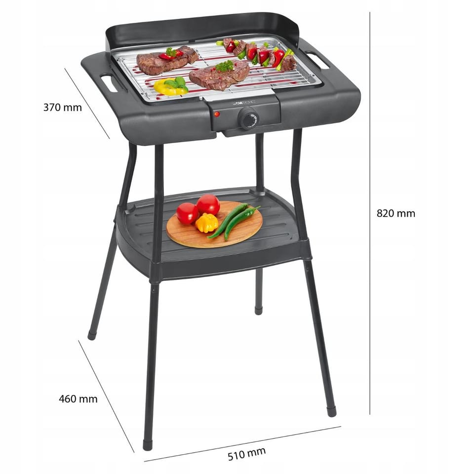 GRILL STOJĄCY CLATRONIC BQS 3508