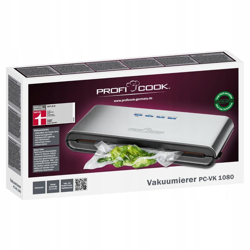 Zgrzewarka próżniowa Profi Cook PC-VK 1080 pakowarka + folia