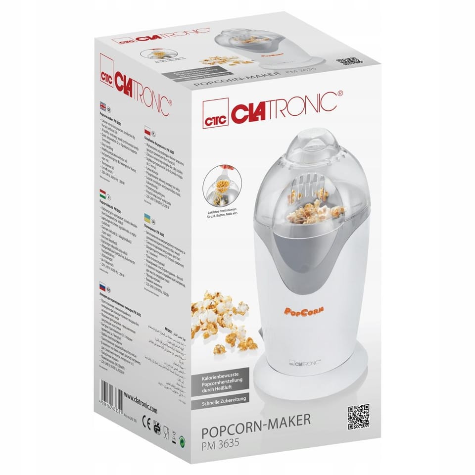 URZĄDZENIE DO POPCORNU CLATRONIC PM 3635