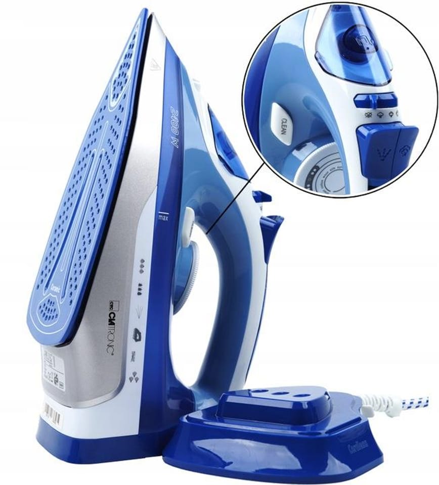 Bezprzewodowe żelazko ceramiczne 2400W Clatronic DB 3706