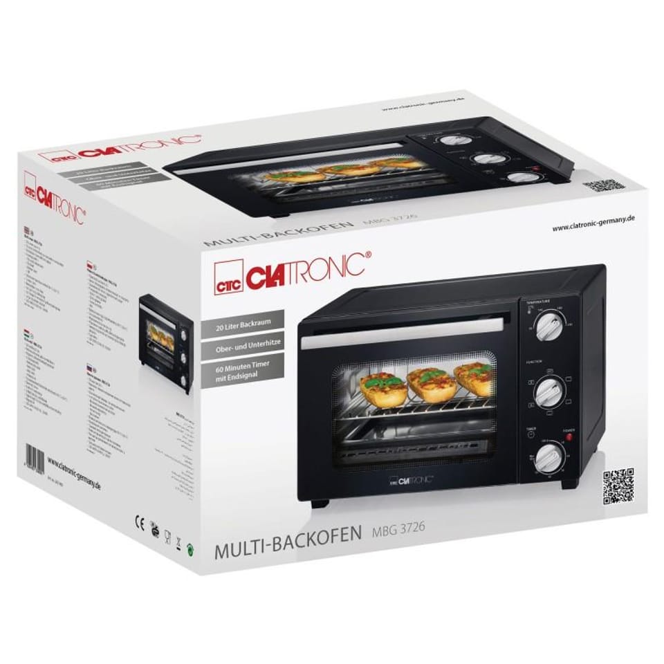 wzp wyp MINI PIEKARNIK CLATRONIC MBG 3726 20L