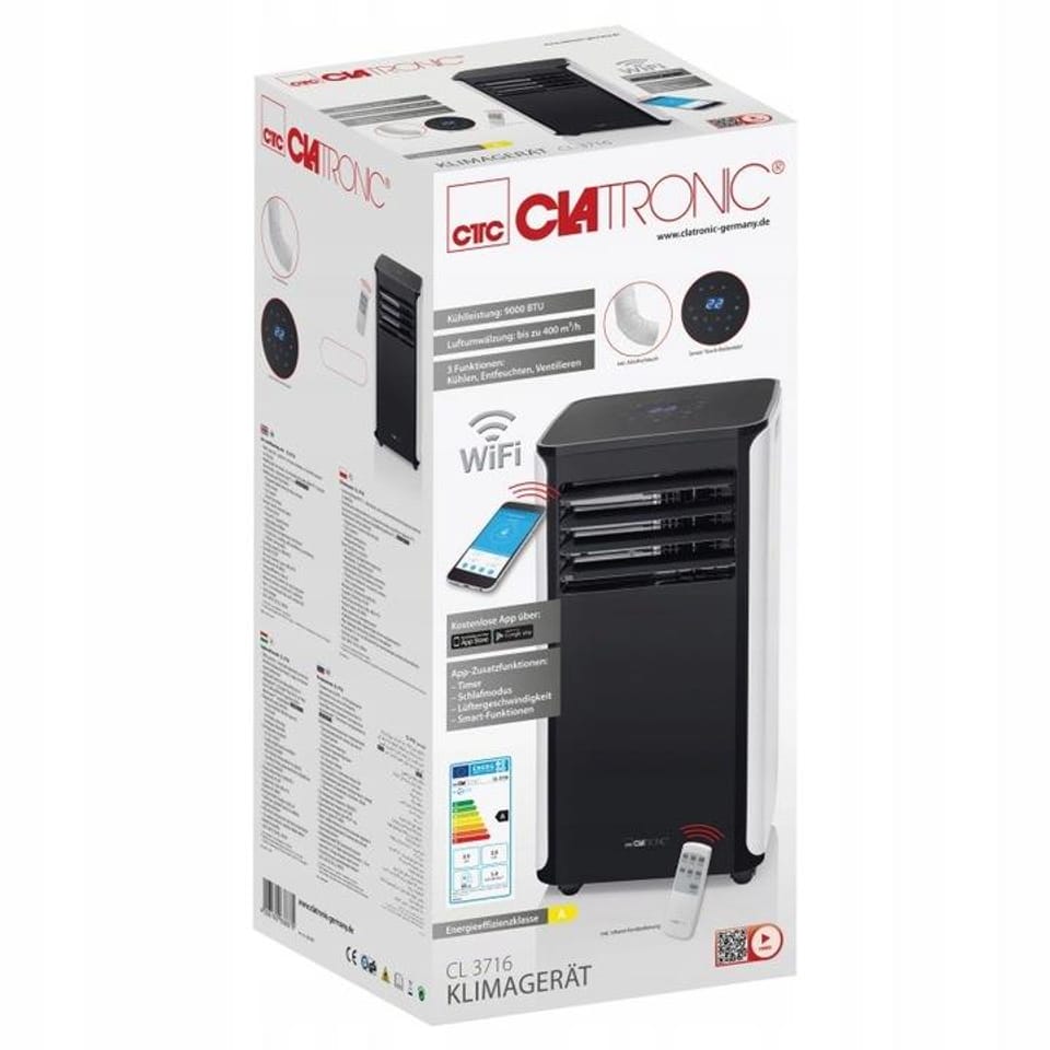 KLIMATYZATOR Z WIFI CLATRONIC CL 3716