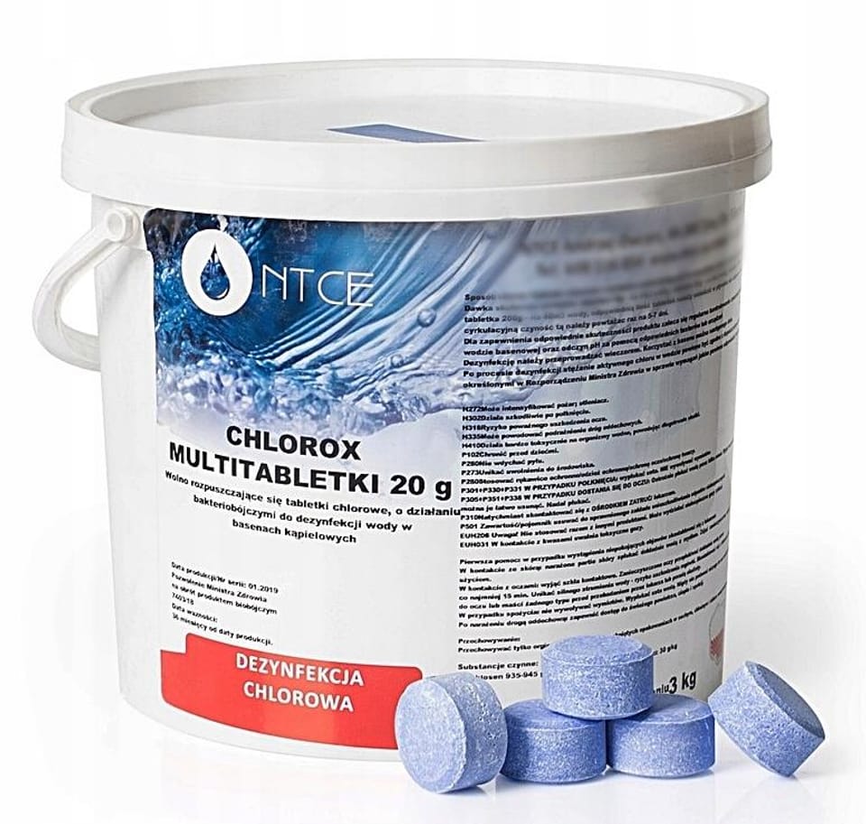 NTCE CHLOROX - 3kg 20g - NIEBIESKIE CHEMIA