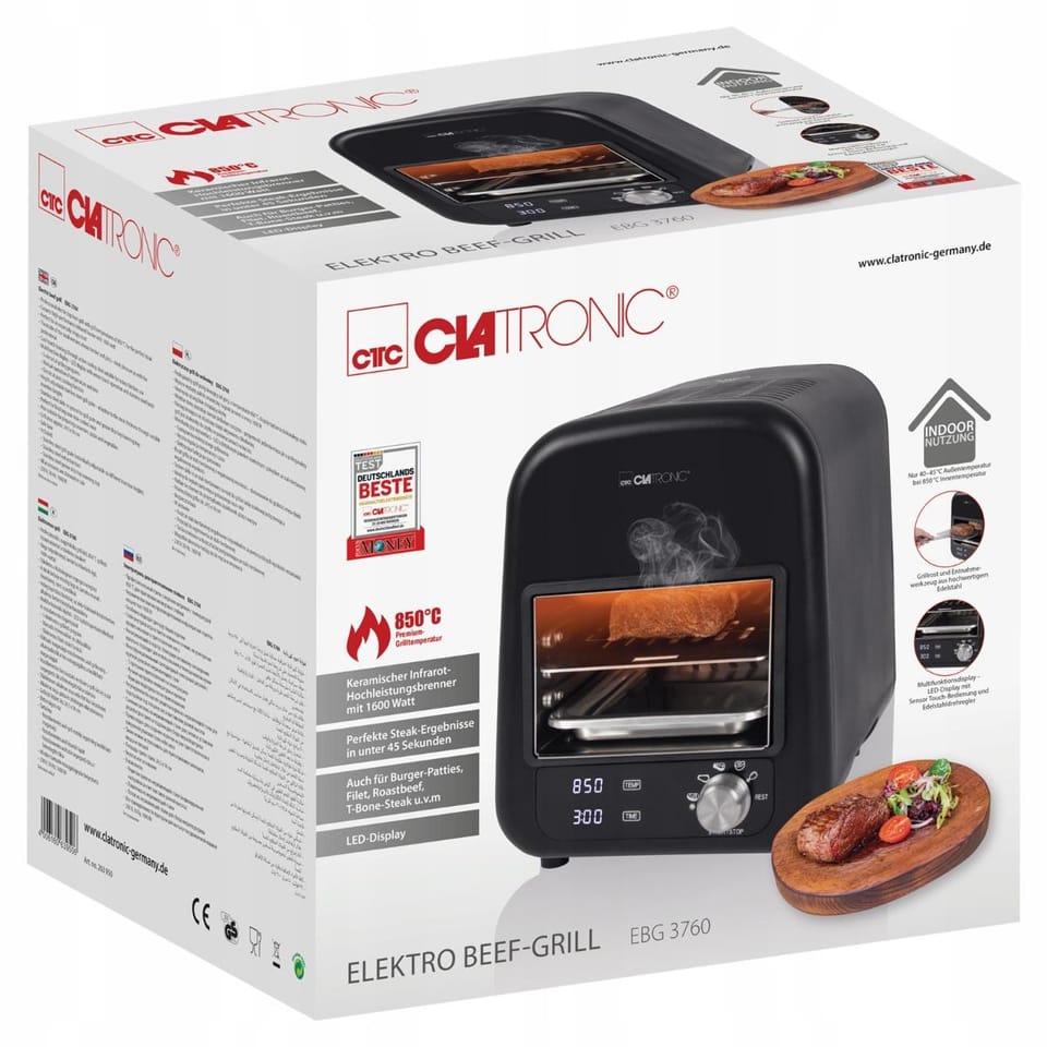 wzp GRILL DO STEKÓW CLATRONIC EBG 3760