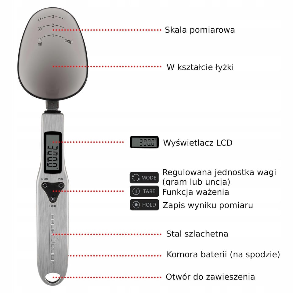 WAGA W ŁYŻCE PROFICOOK PC-LW 1214