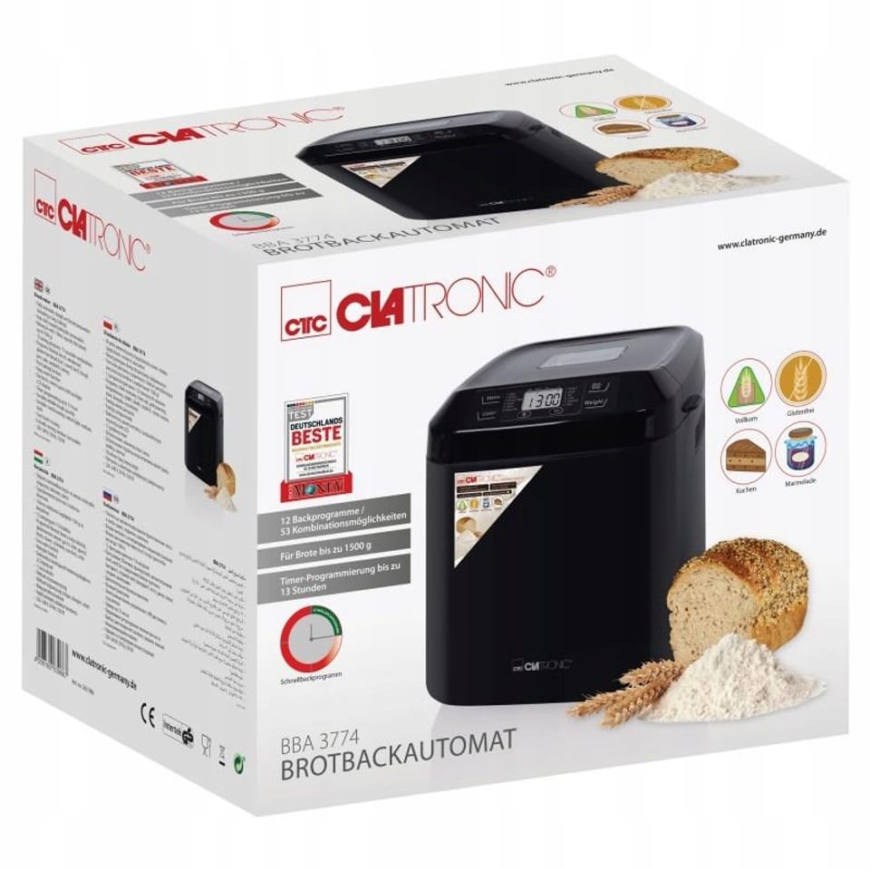 de AUTOMAT DO CHLEBA CLATRONIC BBA 3774