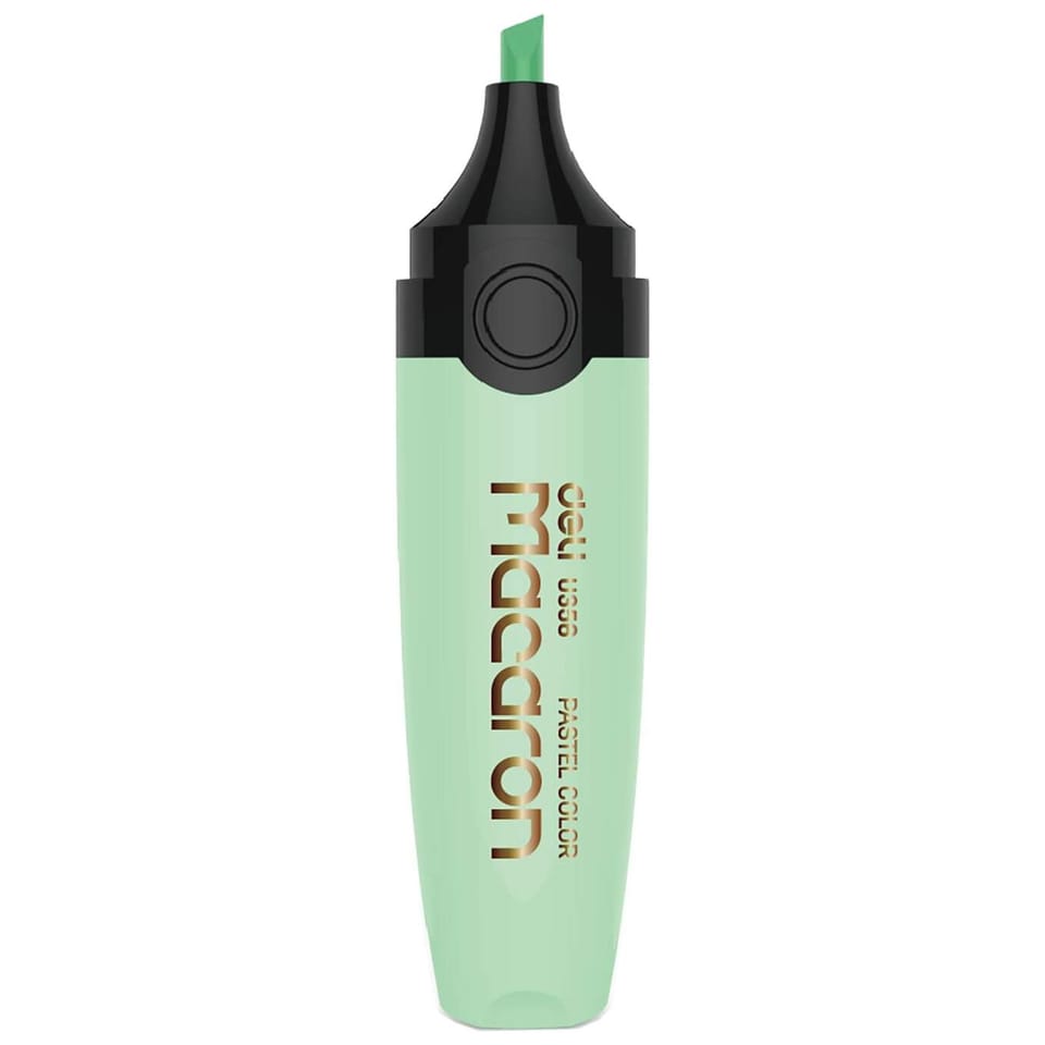 Zakreślacz 1-5mm MACARON zielony U356GN DELI