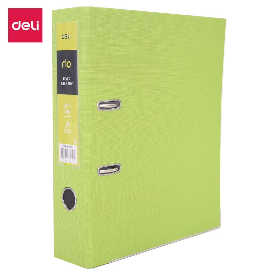 Segregator A4/76mm RIO zielony B20160 DELI