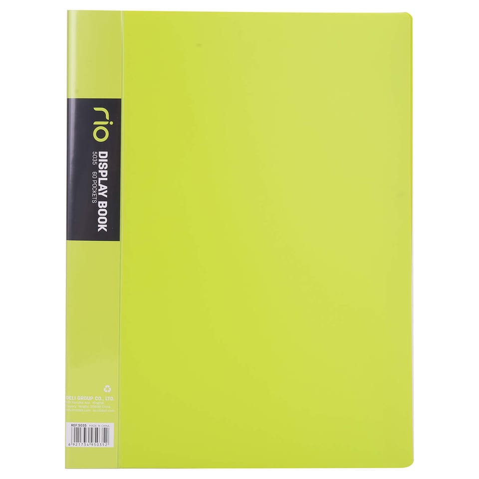 Album ofertowy A4 60 koszulek RIO zielony E5035 GREEN DELI
