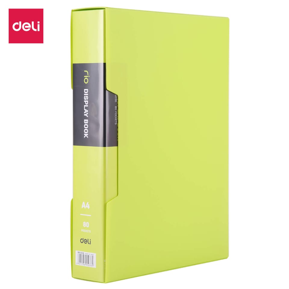 Album ofertowy A4 80 koszulek RIO zielony E5036 GREEN DELI