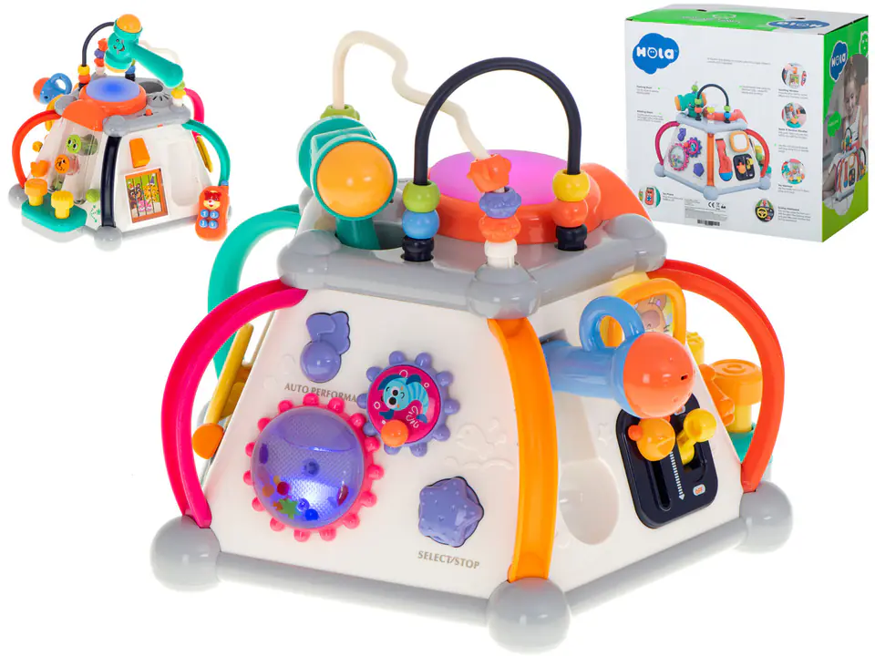 Interactive educational cube for children HOLA