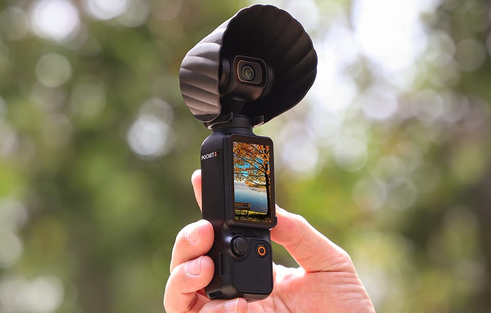 Osłona przeciwsłoneczna Sunnylife do obiektywu DJI Osmo Pocket 3 (OP3-ZG765), plastikowa