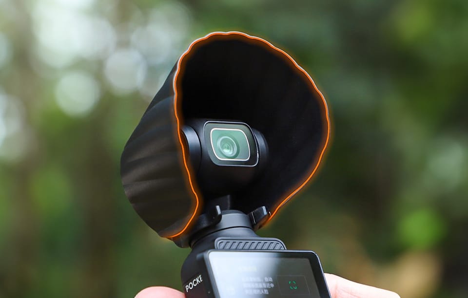 Osłona przeciwsłoneczna Sunnylife do obiektywu DJI Osmo Pocket 3 (OP3-ZG765), plastikowa