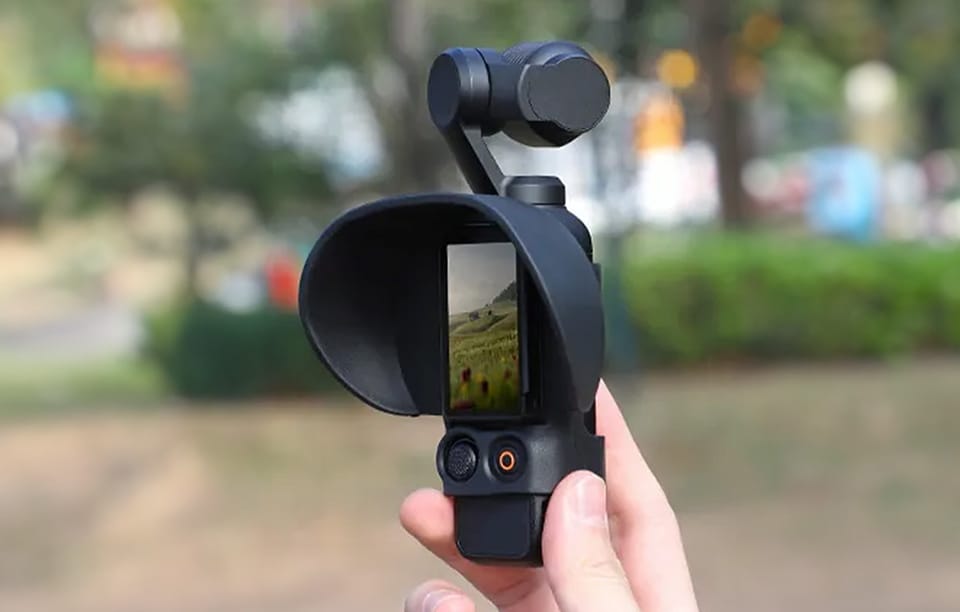 Osłona przeciwsłoneczna Sunnylife do obiektywu DJI Osmo Pocket 3 (OP3-ZG765), silikonowa