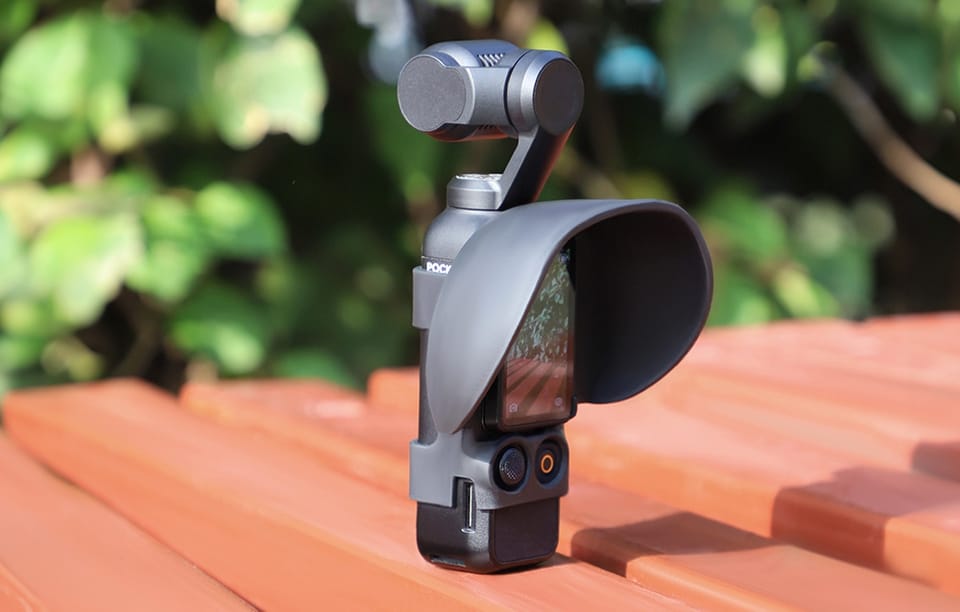 Osłona przeciwsłoneczna Sunnylife do obiektywu DJI Osmo Pocket 3 (OP3-ZG765), silikonowa