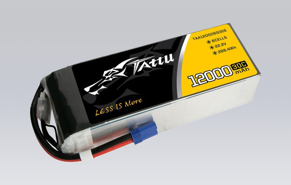 Akumulator Tattu 12000mAh 22.2V 30C 6S1P UAV Lipo Pack z konektorem EC5