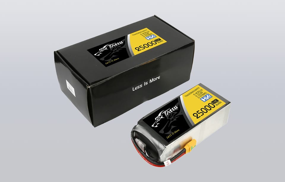 Akumulator Tattu 25000mAh 22.8V 10C 6S1P Lipo Pack z konektorem XT90-S