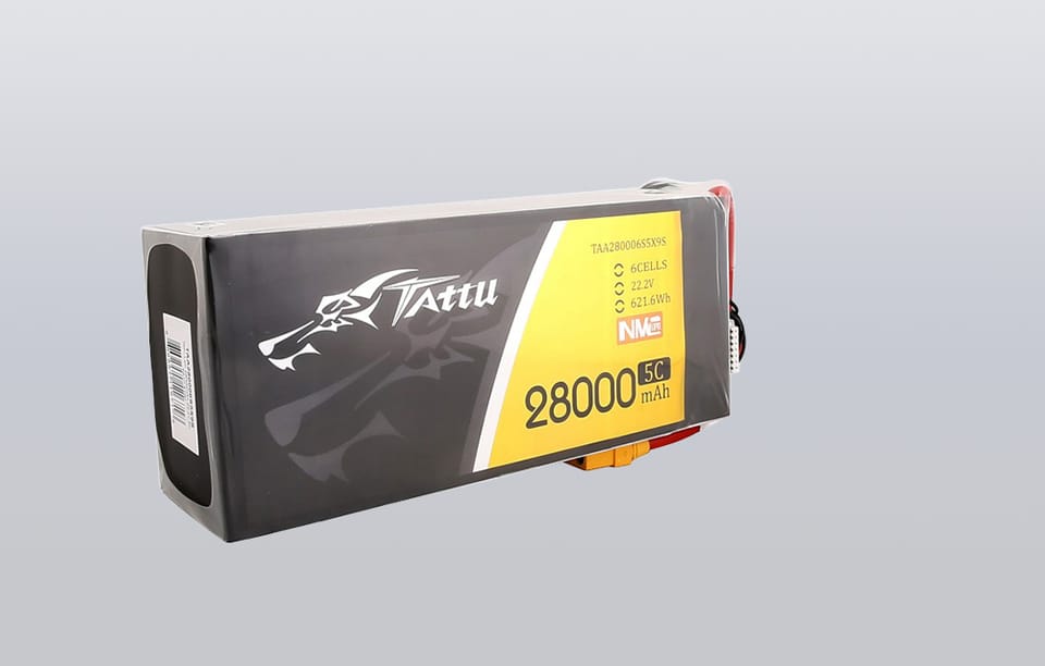 Akumulator Tattu NMC 28000mAh 22.2V 5C 6S1P Lipo Pack z konektorem XT90-S