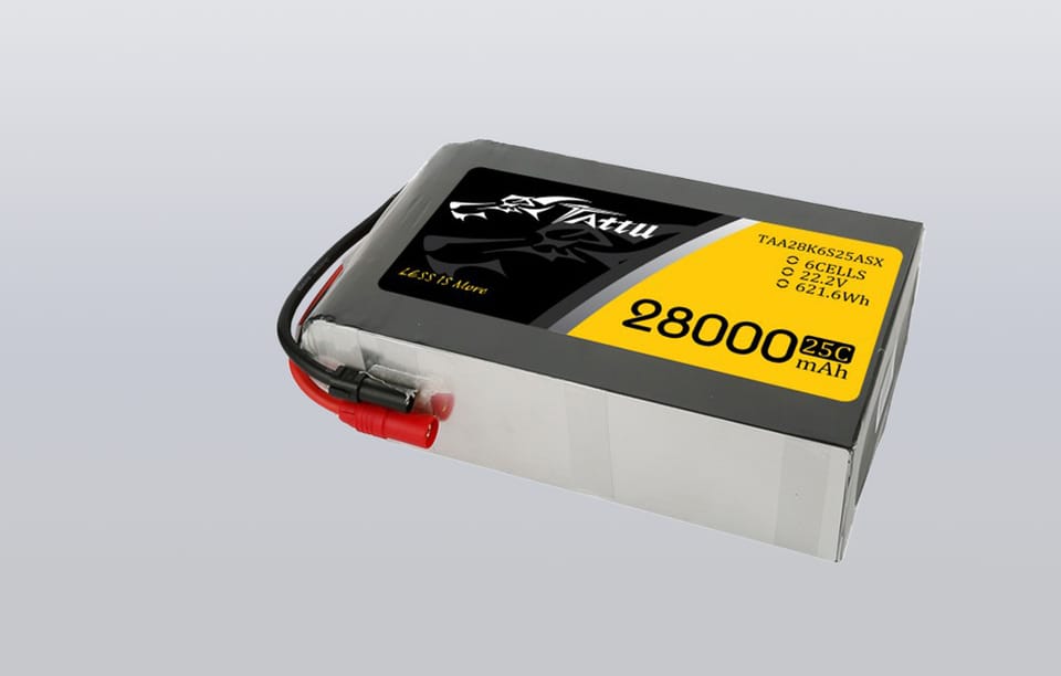 Akumulator Tattu 28000mAh 22.2V 25C 6S1P Lipo Pack z konektorem AS150+XT150