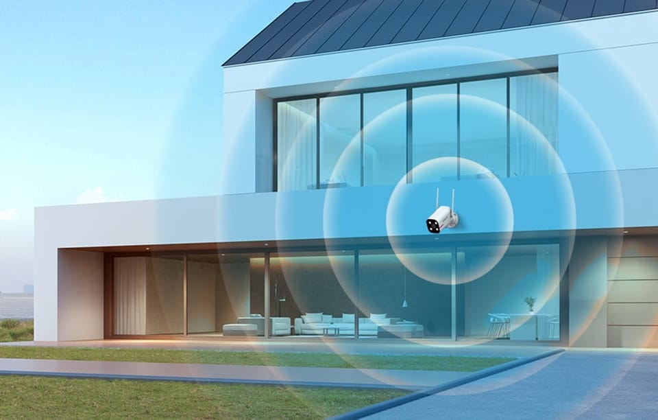 Kamera zewnętrzna WiFi DEKCO DC4L 2K QHD 270°