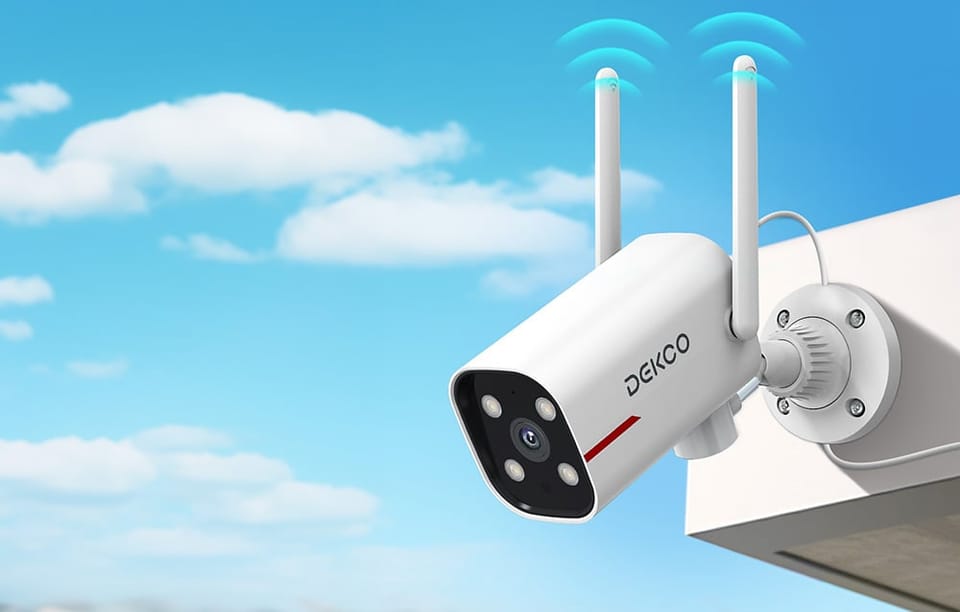 Kamera zewnętrzna WiFi DEKCO DC4L 2K QHD 270°