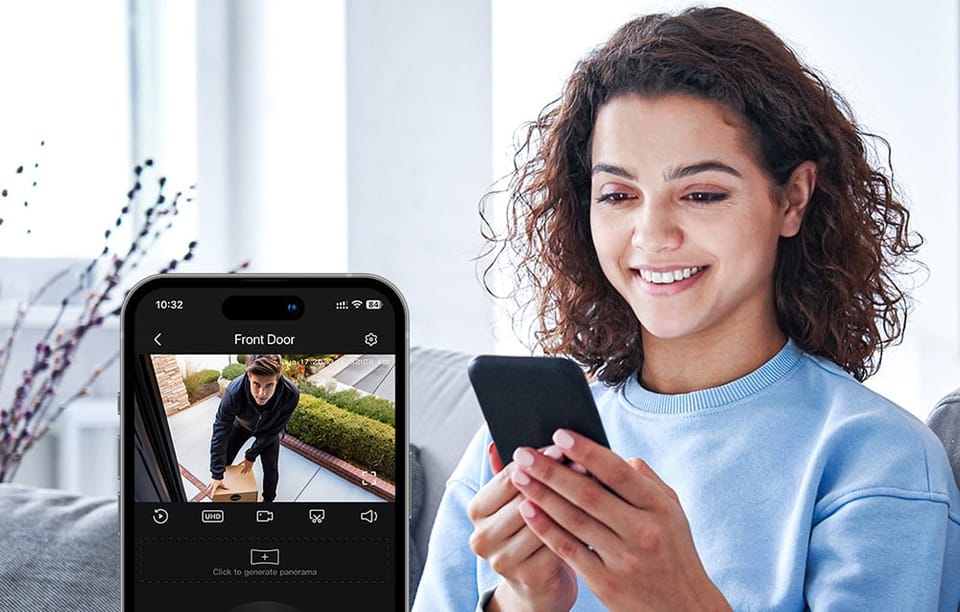 Kamera zewnętrzna WiFi DEKCO DC5L 2K QHD 166°