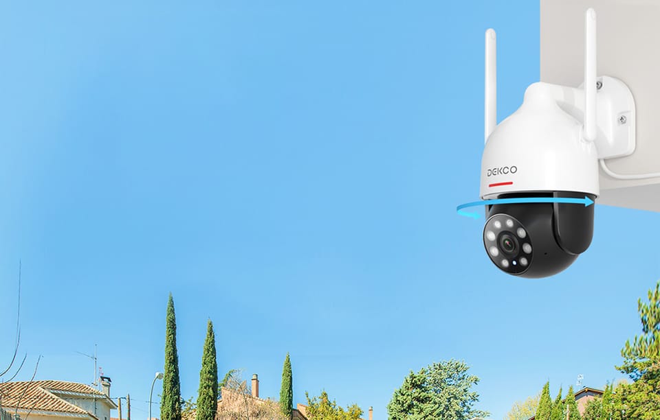 Kamera zewnętrzna WiFi DEKCO DC5L 2K QHD 166°