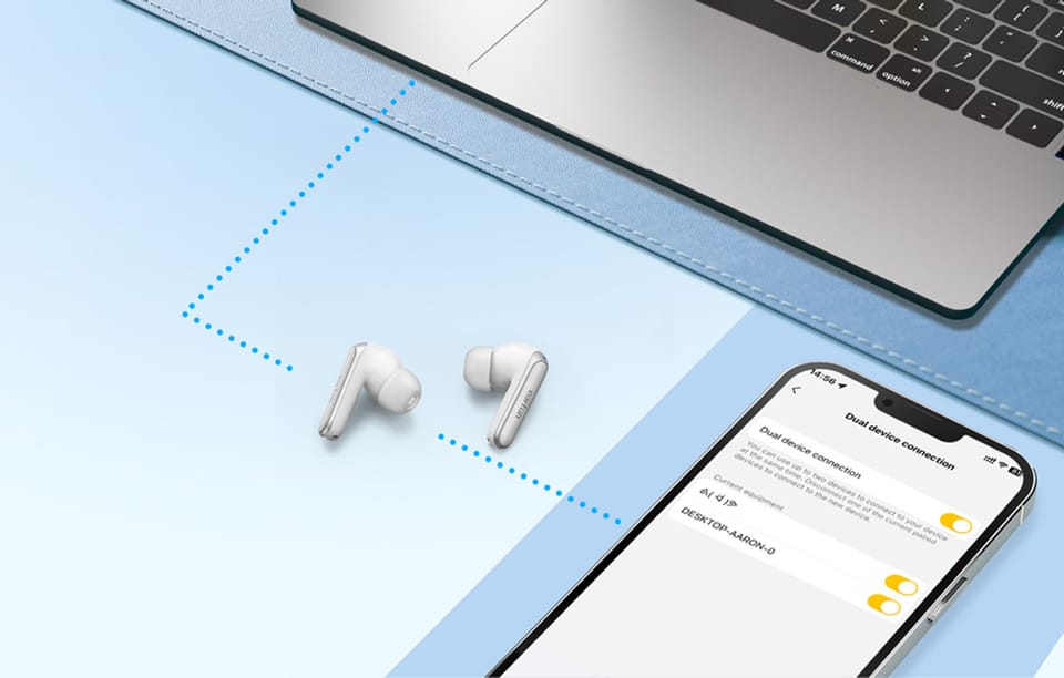 Słuchawki TWS EarFun Air2 (białe)