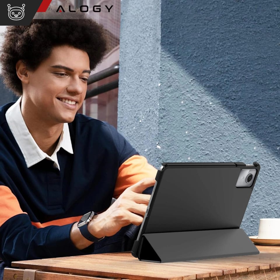 Etui do Lenovo Tab M11 10.95" TB330FU / TB330XU / TB331FC Book Case Cover z klapką obudowa futerał pokrowiec Alogy Szare