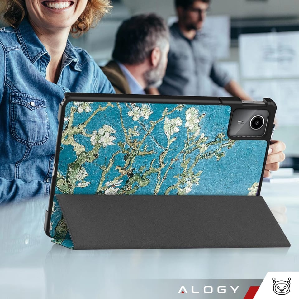 Etui do Lenovo Tab M11 10.95" TB330FU / TB330XU / TB331FC obudowa na tablet Case Alogy Book Cover Kwitnący migdałowiec (van Gogh)