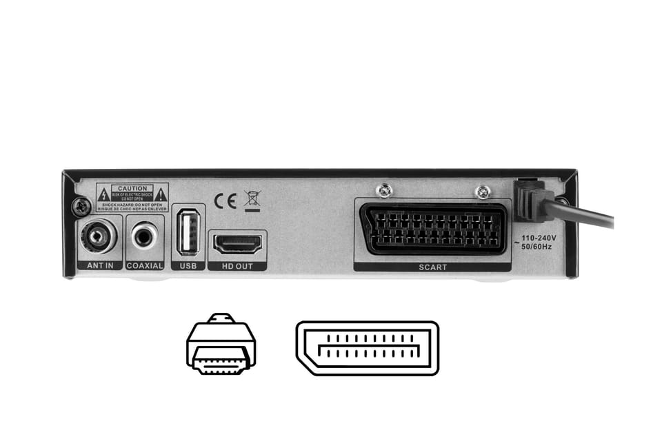 Tuner DVB-T2 Hevc H.265 10bit Cabletech