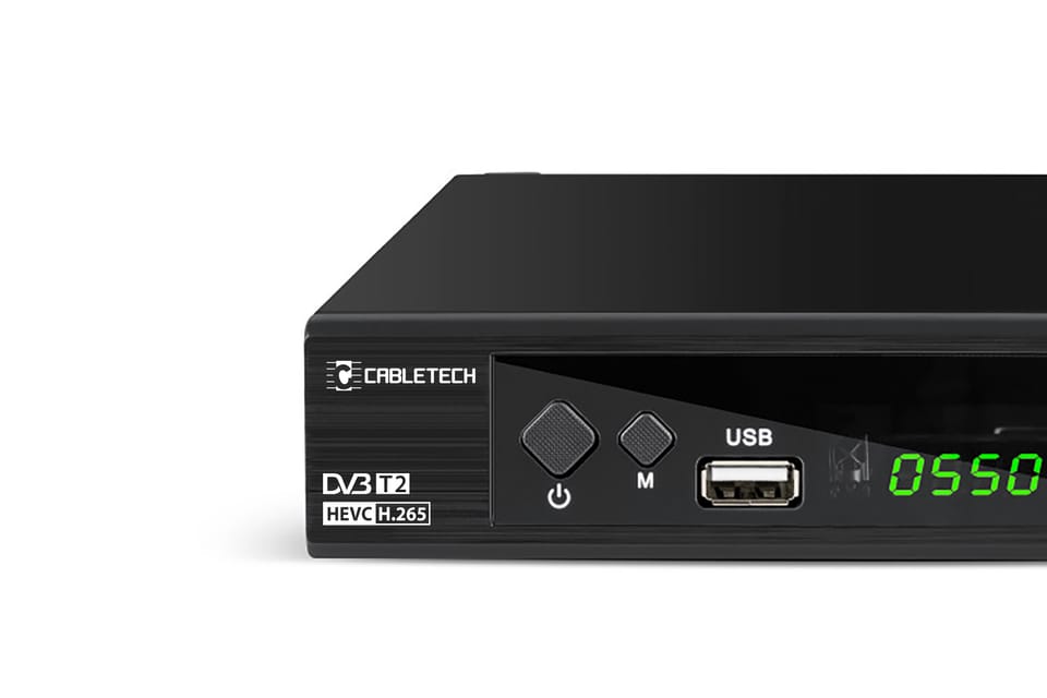 Tuner DVB-T2 Hevc H.265 10bit Cabletech