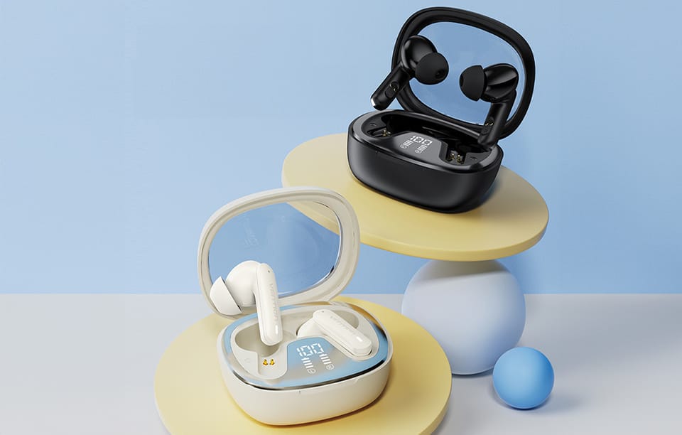 Słuchawki bezprzewodowe, Vention, NBMB0, Earbuds Air A01 (czarne)