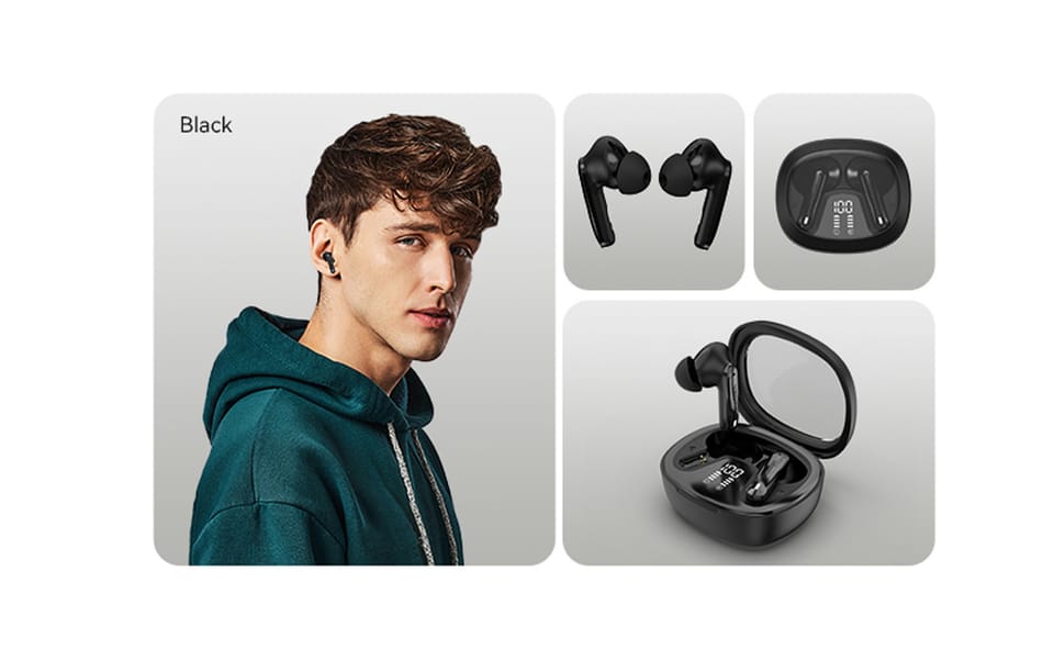 Słuchawki bezprzewodowe, Vention, NBMB0, Earbuds Air A01 (czarne)