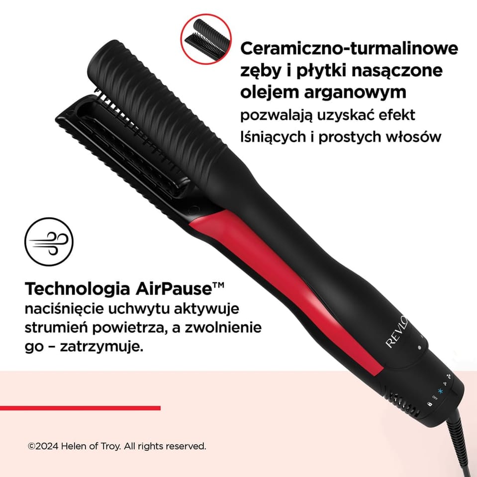 REVLON RVDR5330 Suszarko-prostownica do włosów z olejkiem arganowym