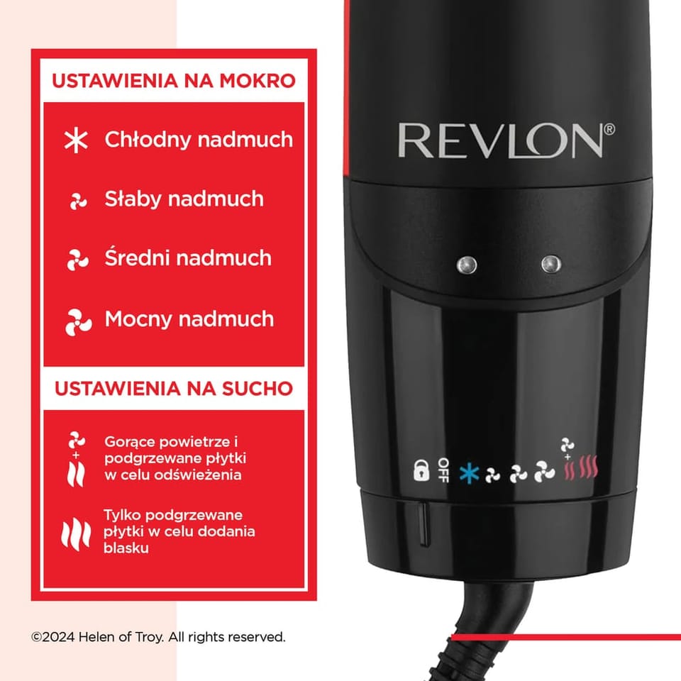 REVLON RVDR5330 Suszarko-prostownica do włosów z olejkiem arganowym