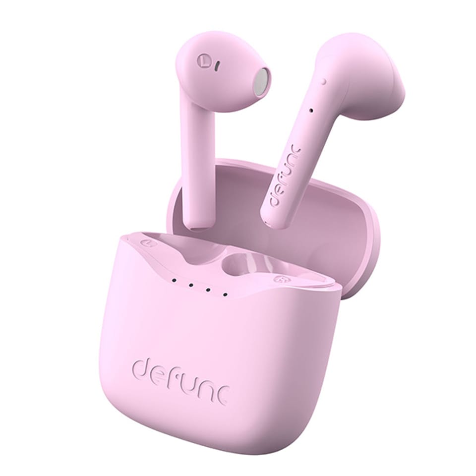 DeFunc Słuchawki Bluetooth 5.3 True Lite bezprzewodowe różowy/pink 71467