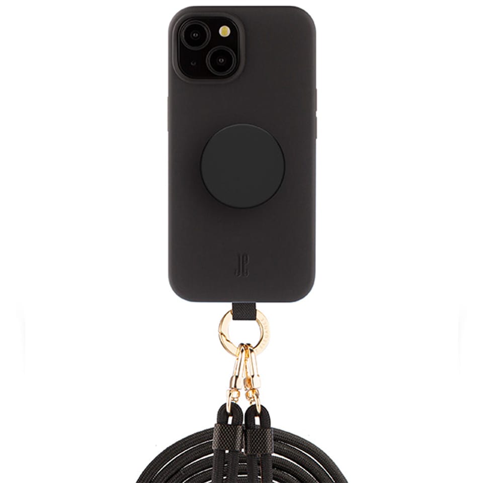 Etui JE 3in1 PopGrip iPhone 15 6.1"czarny/black 30484 (Just Elegance)