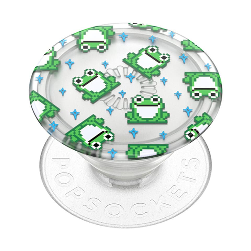 Popsockets PlantCore Grip 8 Bit Frogs806485 uchwyt i podstawka do telefonu