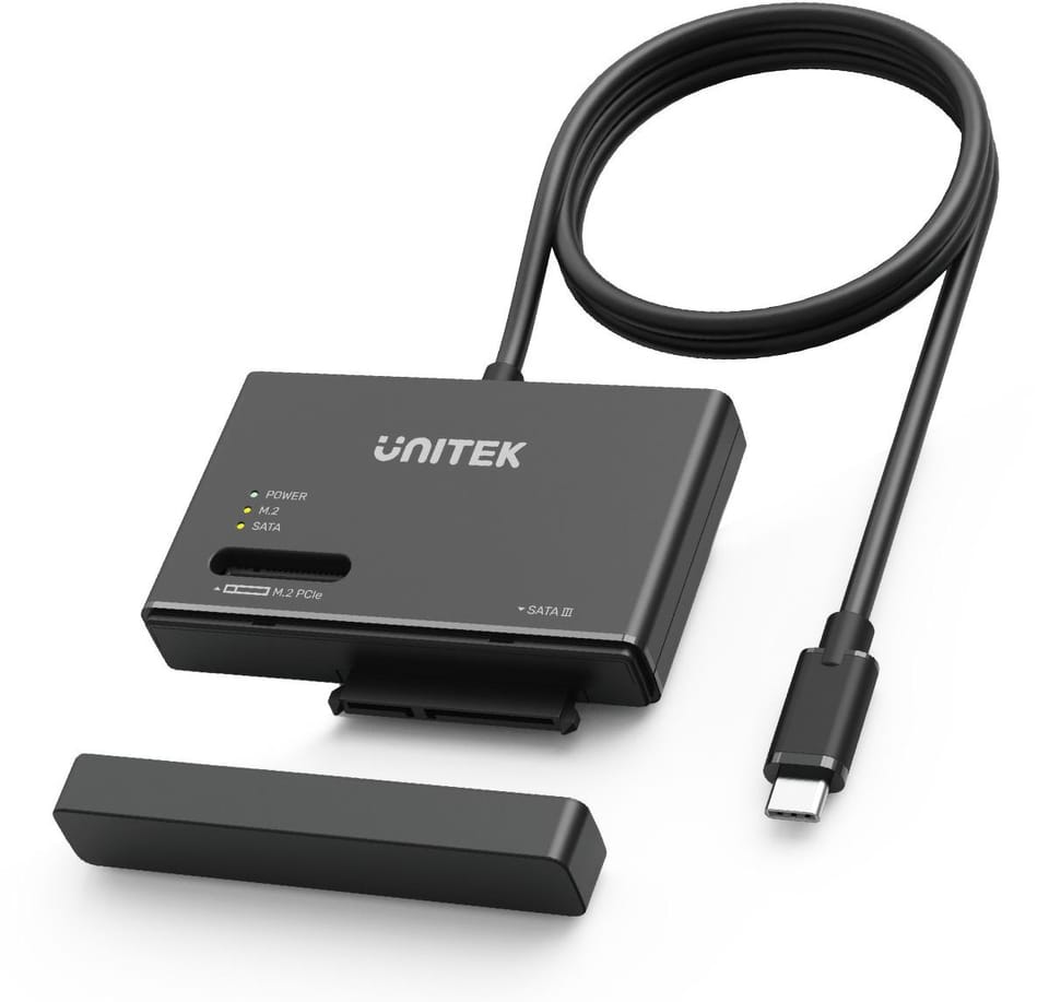 UNITEK MOSTEK NA DYSKI SATA M.2 NVME USB-C