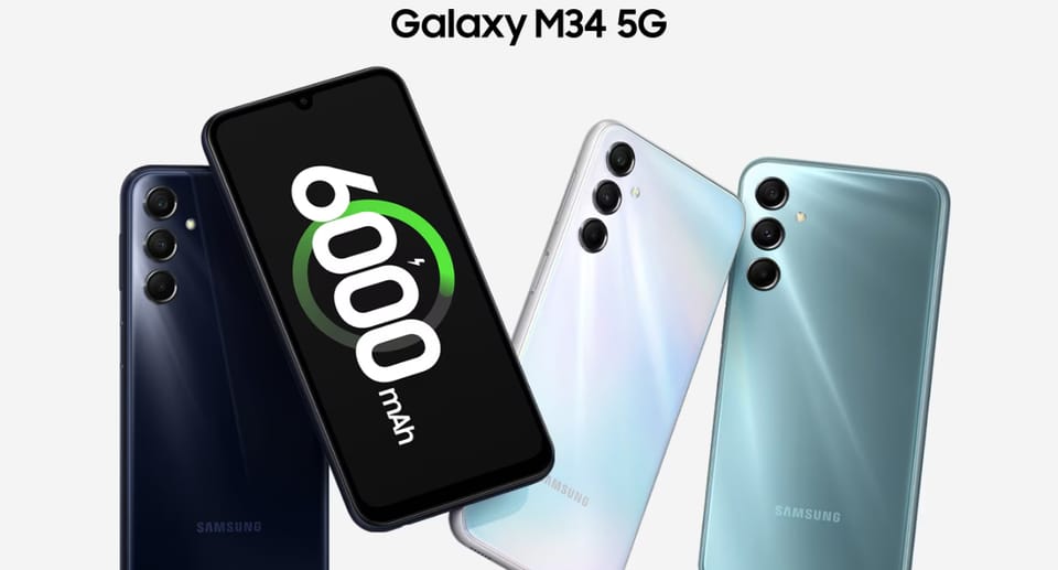 Samsung M34 5G M346 6/128GB granatowy/navy SM-M346BDBFXEO