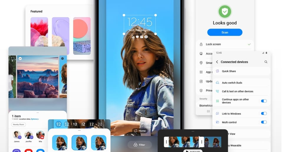 Samsung M34 5G M346 6/128GB granatowy/navy SM-M346BDBFXEO
