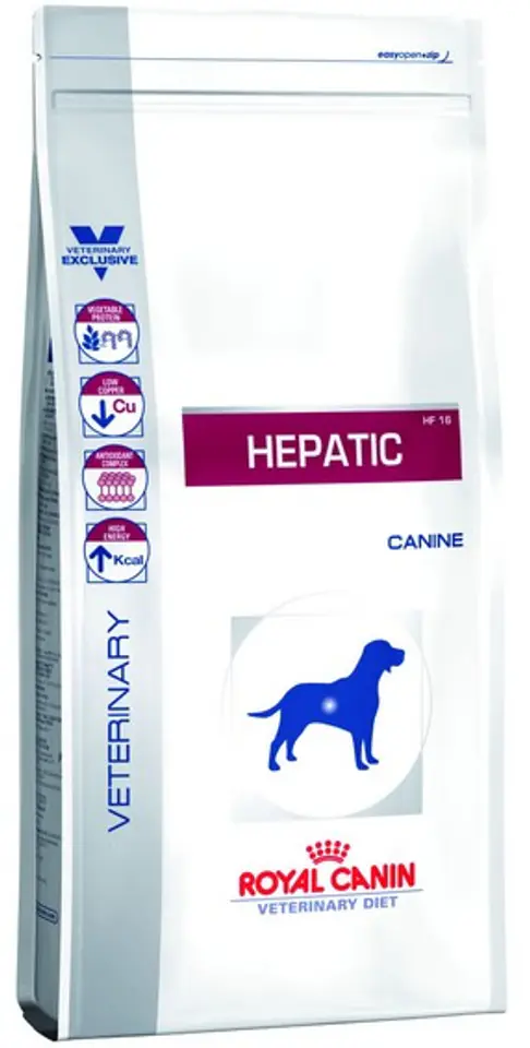 Royal canin hepatic shop hf 16 veterinary diet