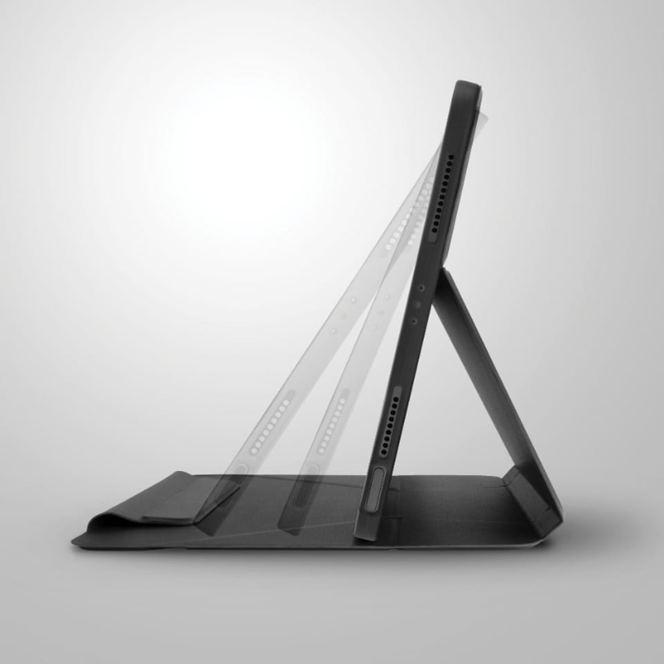 UNIQ etui Ryze 360 iPad Air 11" (2024) jasny szary/chalk grey