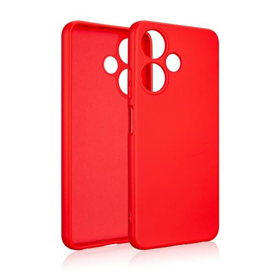 Beline Etui Silicone Infinix Hot 30Iczerwony/red