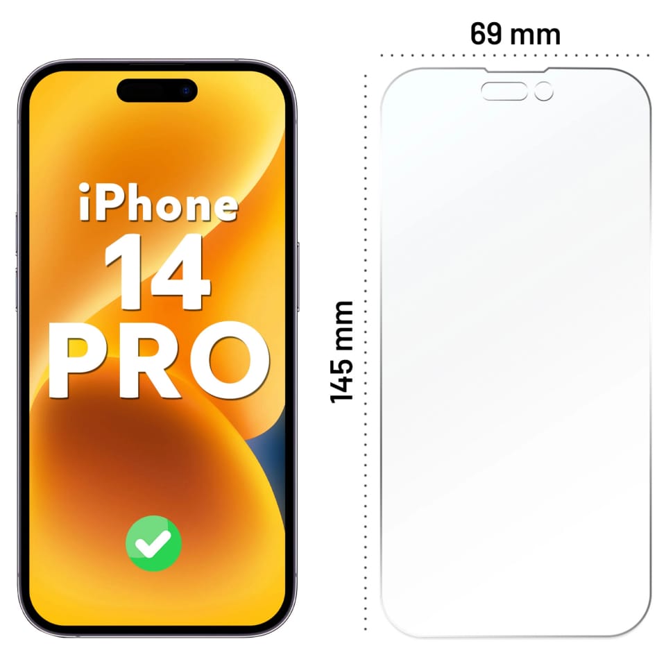 Szkło hybrydowe do Apple iPhone 14 Pro na cały ekran Alogy Flexi Full Glass 9H szkiełko ochronne Nietłukące